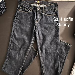 Lucky Brand women's Sofia skinny jeans size 4 $25